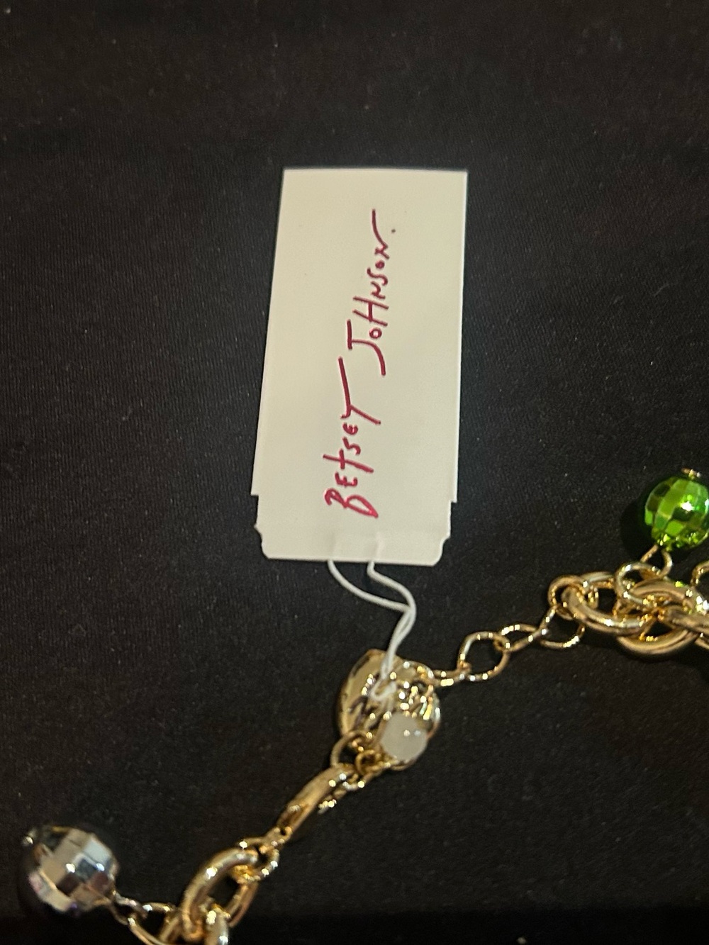 Betsey Johnson Halloween Crystal Charm Bracelet - Orange, Green, Black - Picture 3 of 3